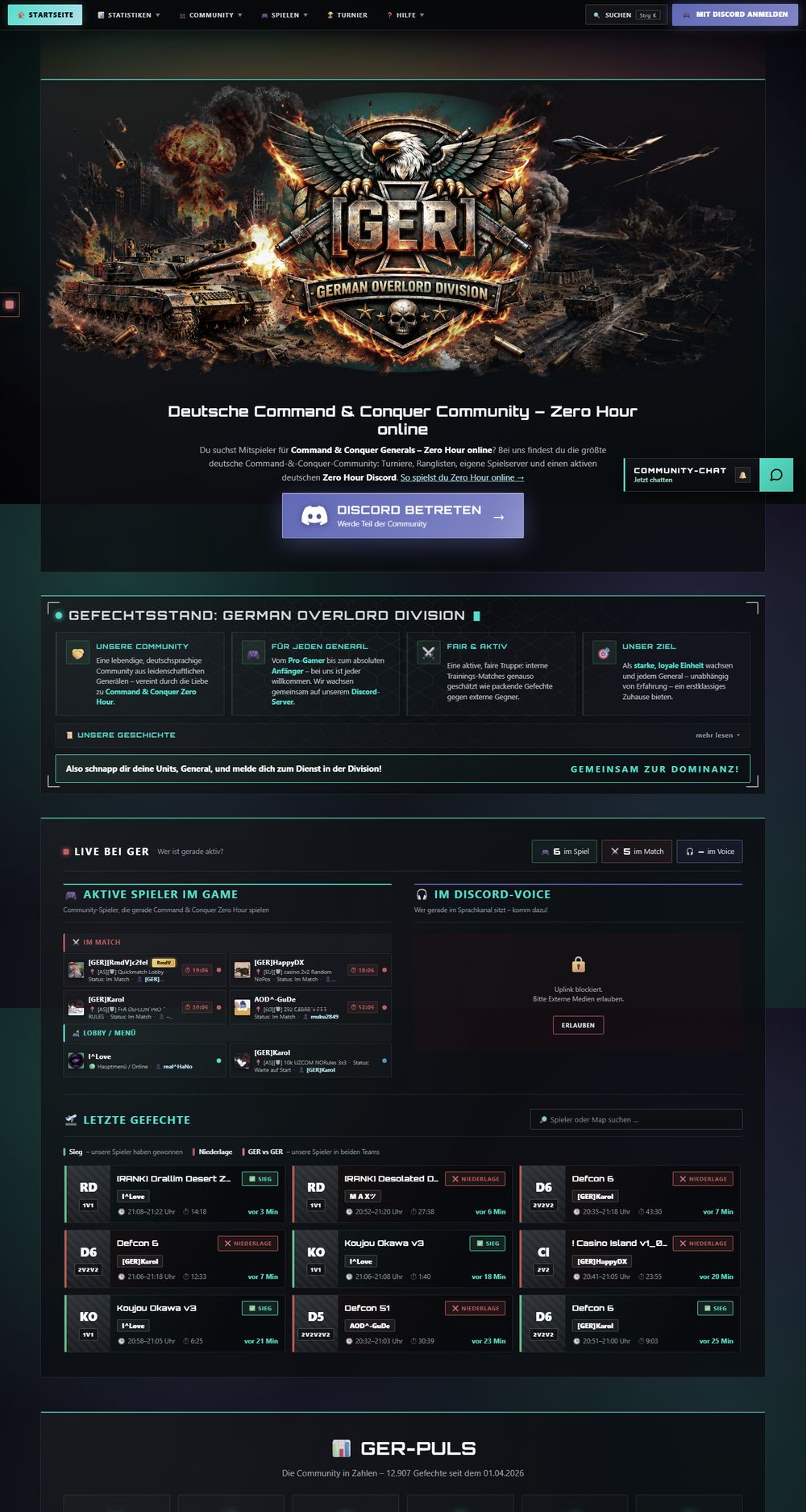 Vorschau der Webseite god-gaming.de