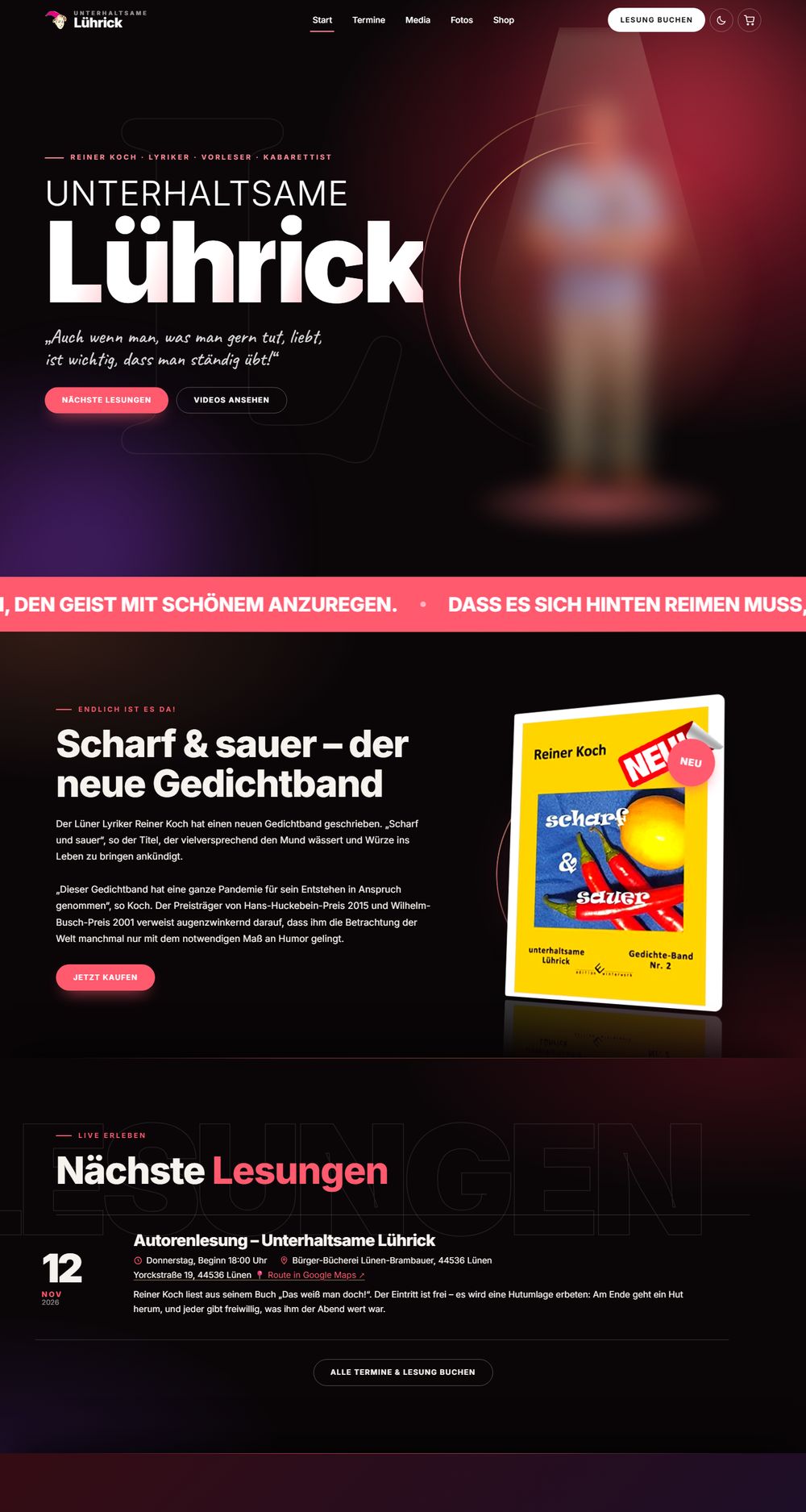 Vorschau der Webseite luehrick.de